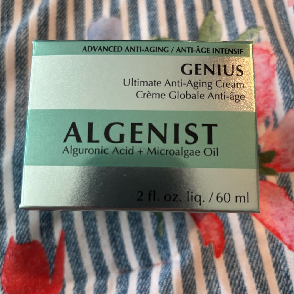 Algenist Green and Silver Genius Ultimate Anti-Aging Cream Box